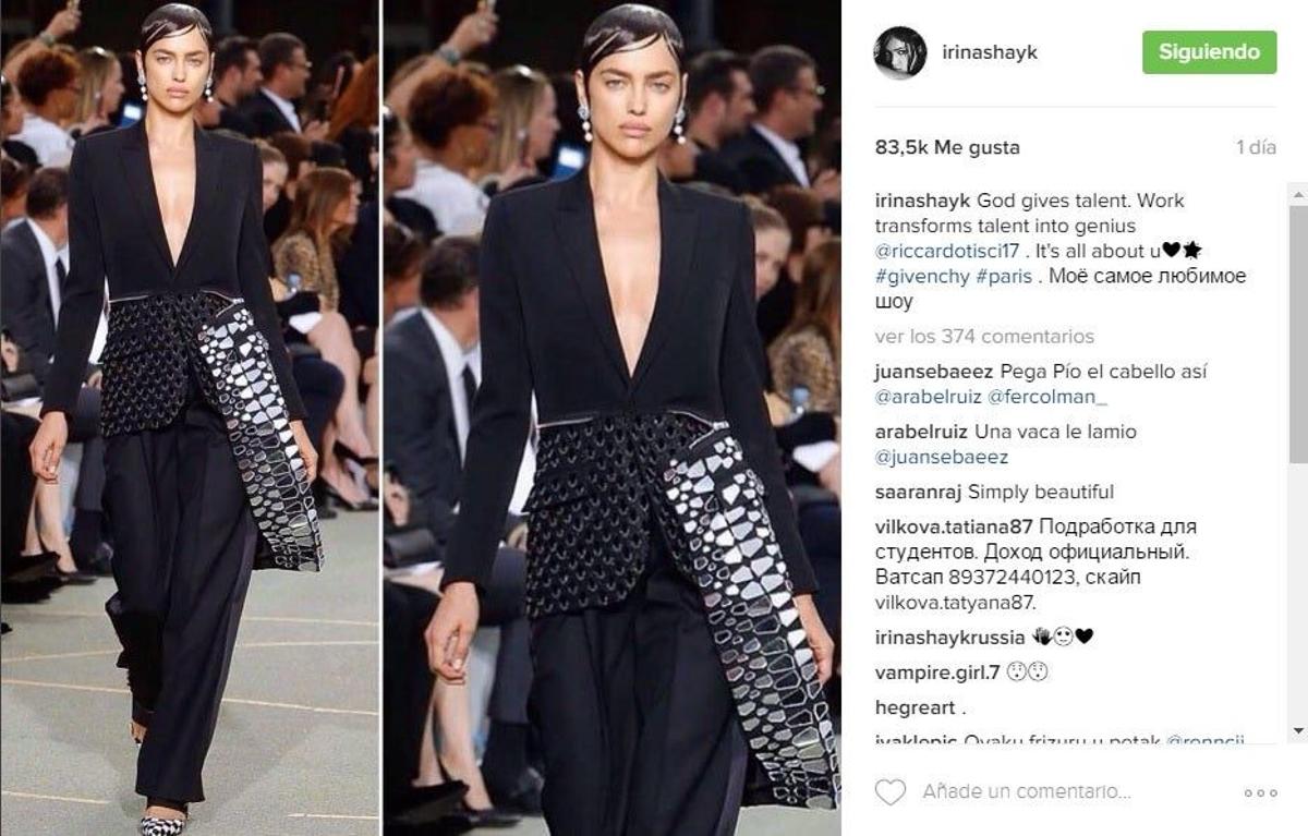 Irina Shayk para Givenchy