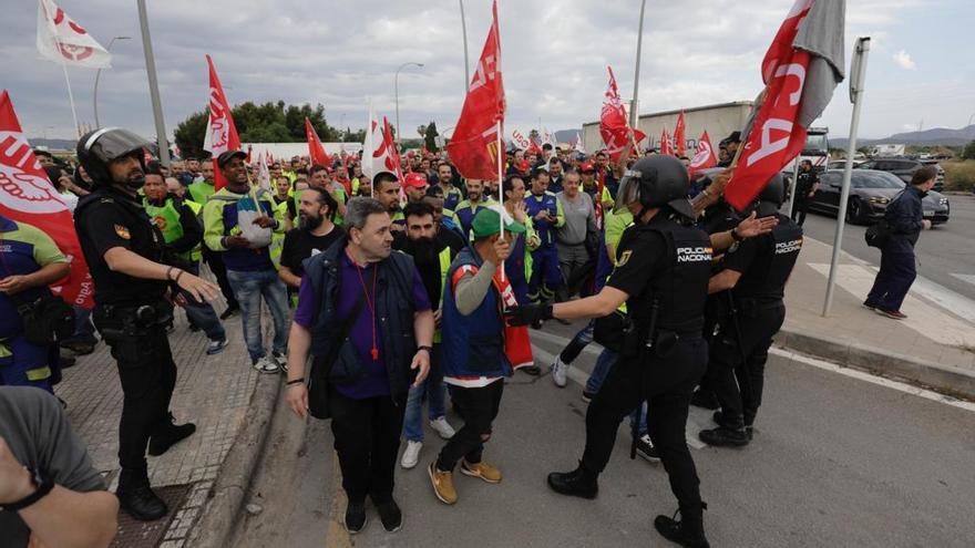 Comienza la huelga del metal balear con la actividad de los piquetes centrada en el polígono de Son Castelló