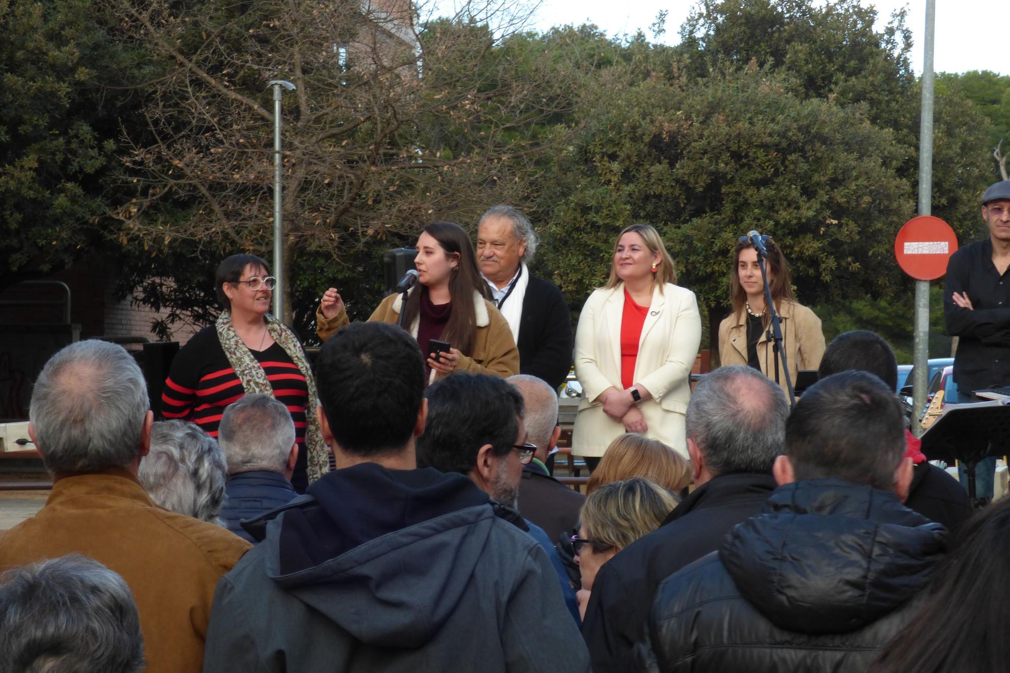 Figueres ret homenatge a l'activista veïnal Carmela Juárez