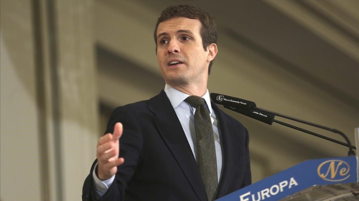 fcasals45676110 madrid 29 10 2018 politica el pte del pp pablo casado presen181029103931