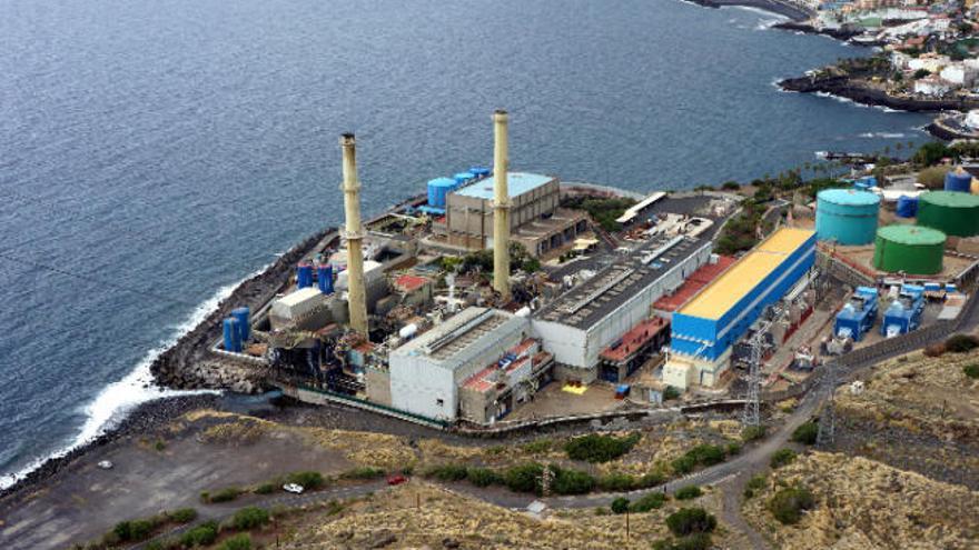 Central eléctrica de la compañía Endesa en Las Caletillas (Candelaria).