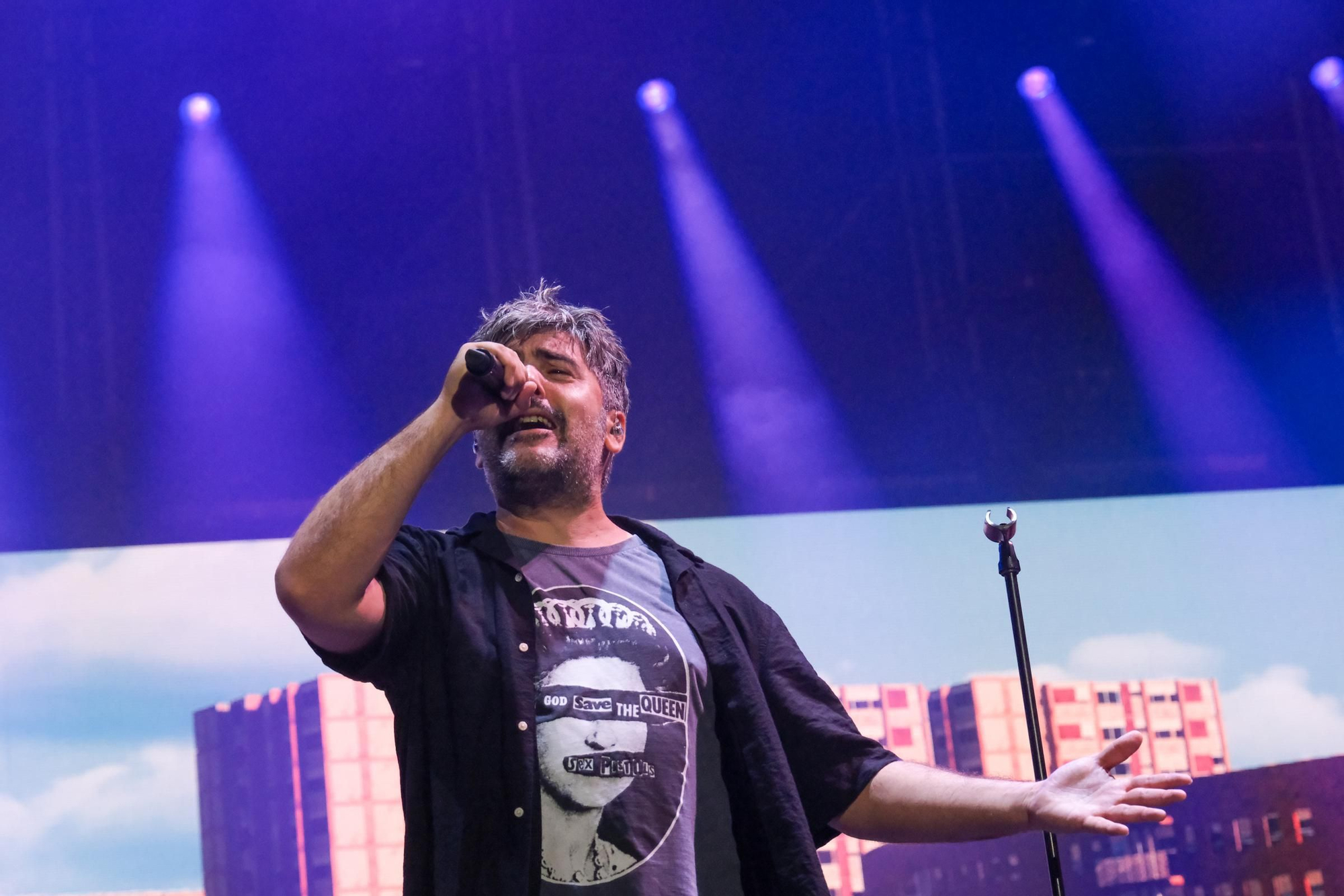 Momentos del concierto de los hermanos Muñoz (Estopa) en el recinto Marenostrum Fuengirola