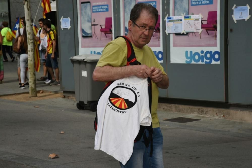 Bagencs a la concentració de Barcelona.