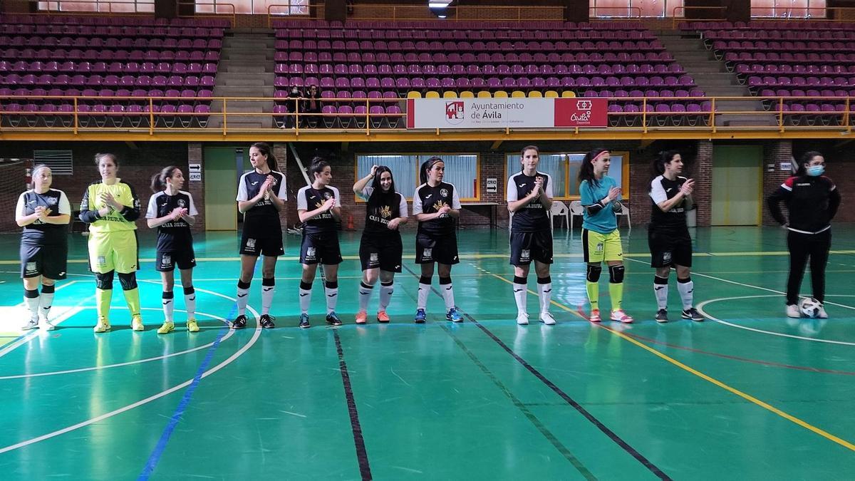 Las jugadoras del Caja Rural Alefran At15 River Zamora en Ávila.