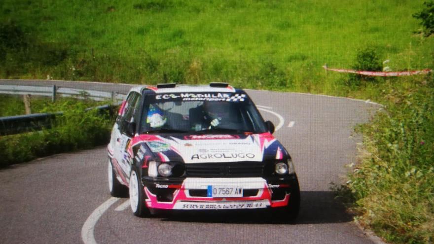 El Peugeot 205 Rally de José Manuel Mora, último ganador del Rally Picos de Europa