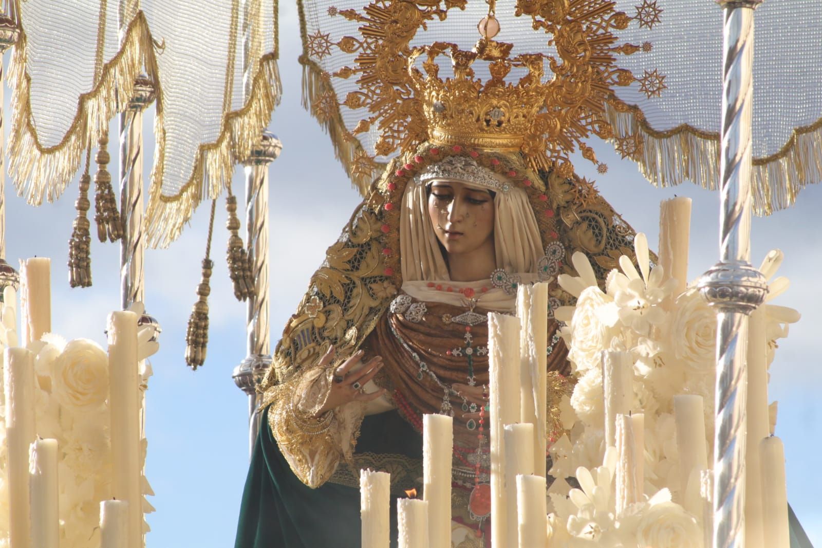 La salida de María Santísima de la O por Fátima, en imágenes
