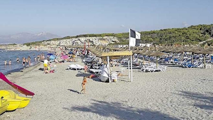 Imagen de la playa de Son Bauló, donde está prevista la instalación de un emisario submarino.