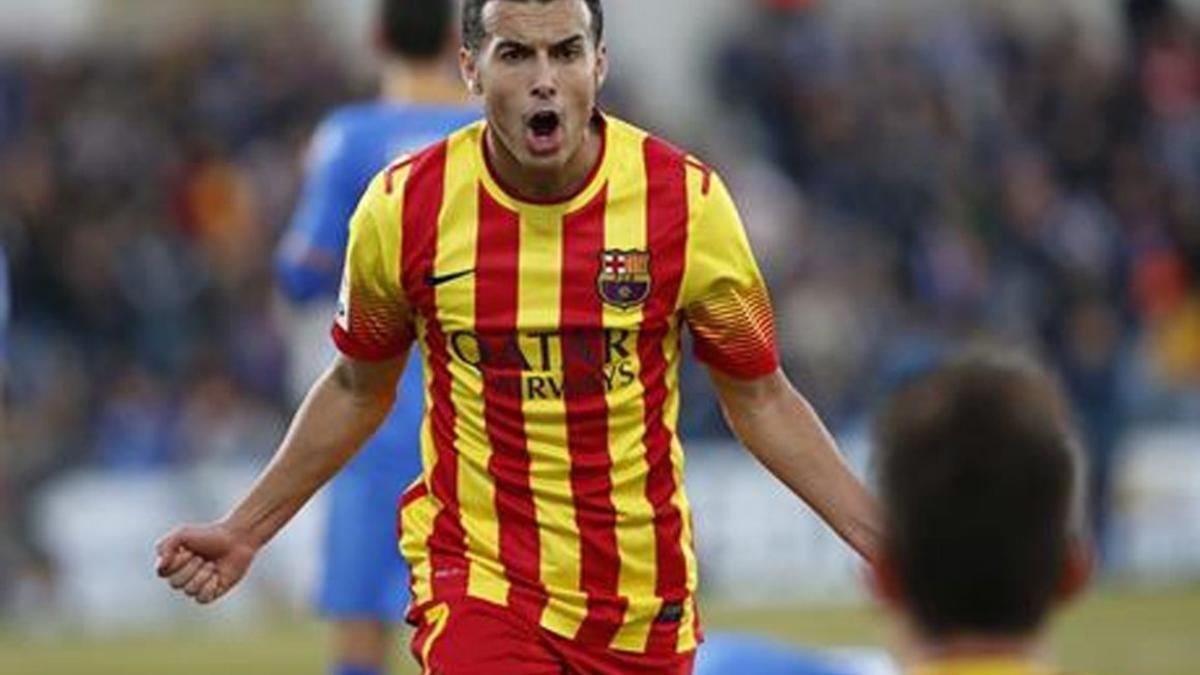 Pedro Rodríguez, con tres goles en 8 minutos, lideró una reacción histórica del FC Barcelona en 2013 en el Coliseum Alfonso Pérez de Getafe