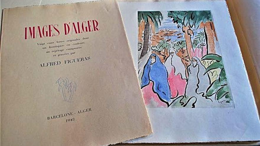 Exemplar d&#039;«Images d&#039;Alger», que consta de 20 aiguaforts