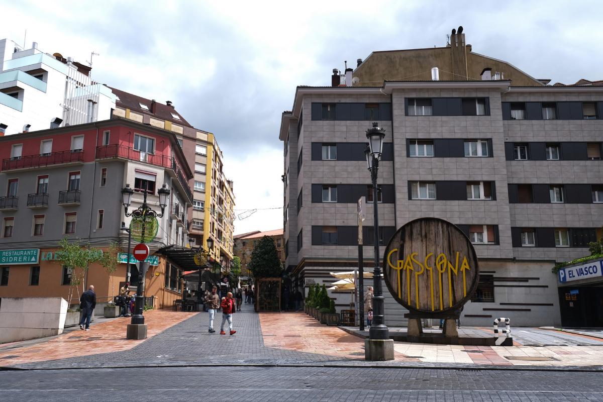 Calle Gascona en Oviedo (Asturias)