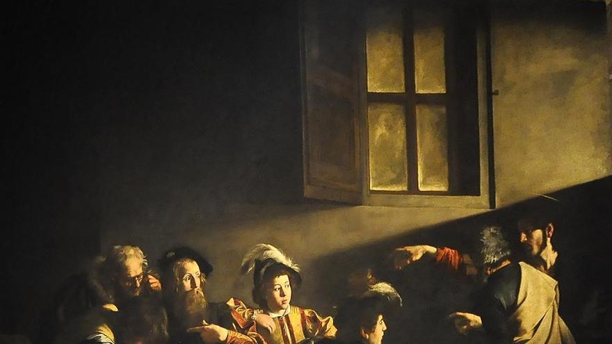 La crida de Jesu?s a Mateu, de Caravaggio.