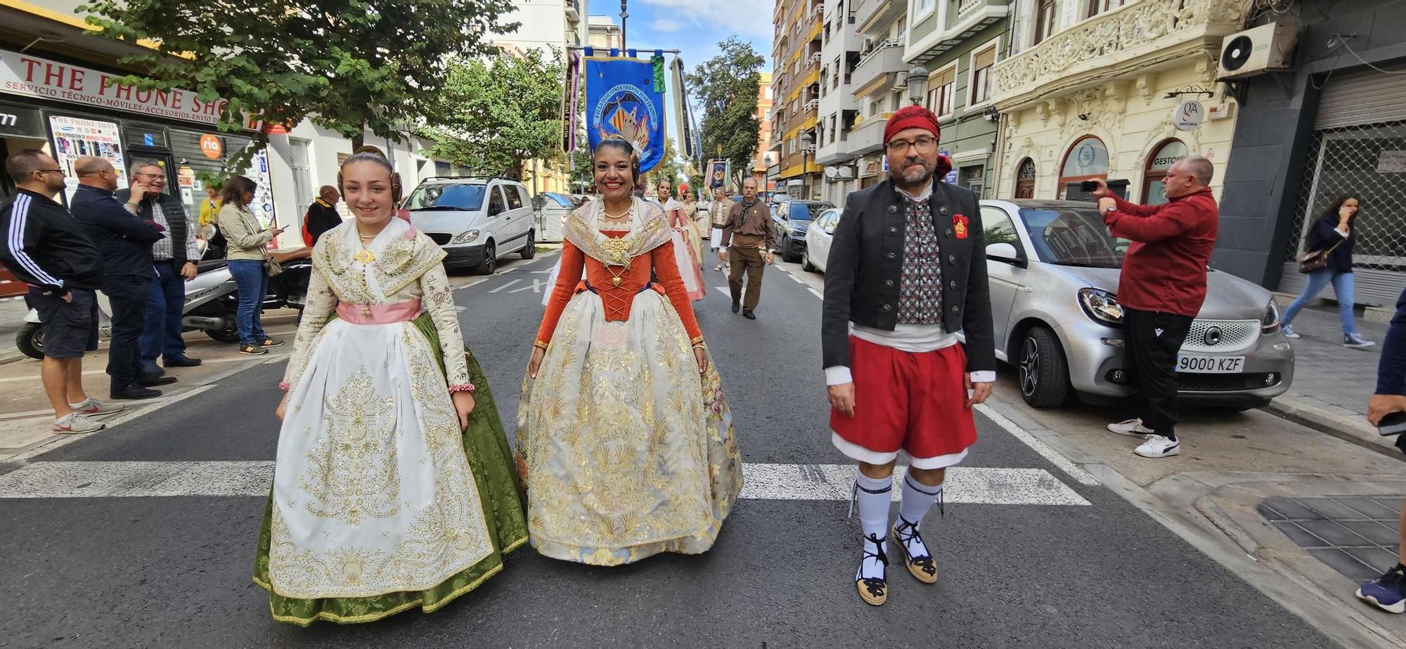 Las comisiones el Marítim, protagonistas en el Homenaje a la Senyera