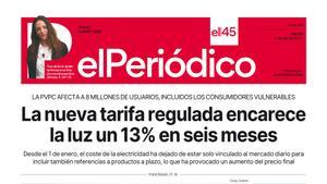 La portada de EL PERIÓDICO del 4 de julio de 2024