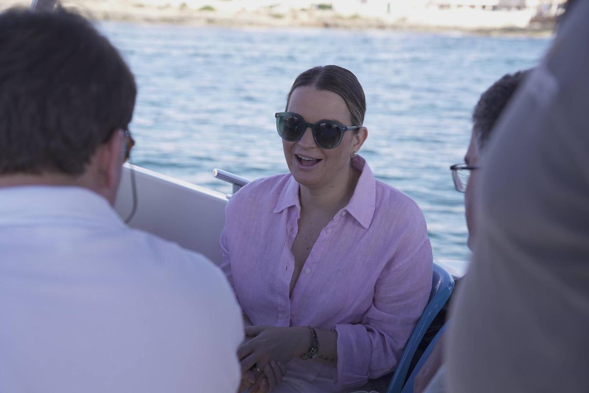 Marga Prohens visita la isla de Cabrera Marga Prohens visita la isla de Cabrera