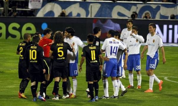 Las imágenes del Real Zaragoza - FC Barcelona