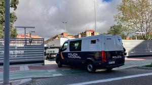 Furgón de la Policía Nacional en Valladolid