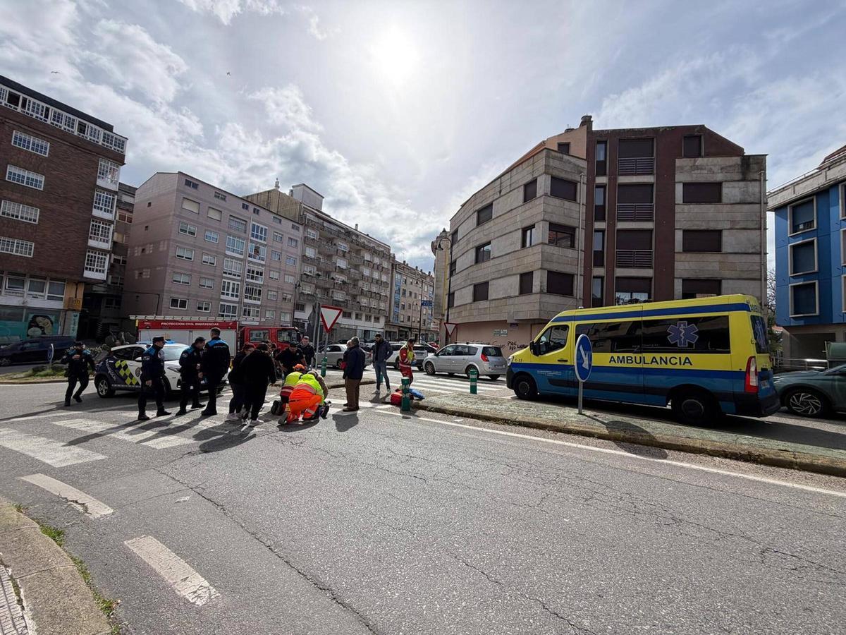 Uno de los últimos atropellos este pasado mes de marzo en Cangas.