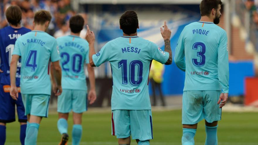 Messi, autor dels dos gols del partit