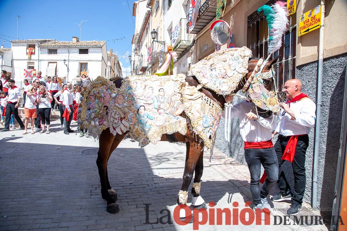 Recorrido Caballos del Vino día dos de mayo en Caravaca