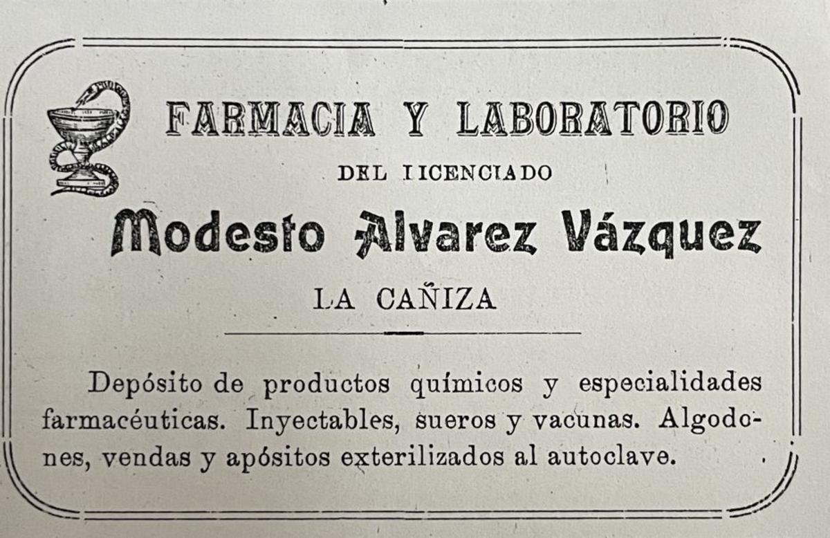 Anuncio do boticario da Caniza Modesto Álvarez Vázquez, primeiro director do semanario; Praza Maior da Caniza a principios do s. XX; procesión na Rúa Vilanova no ano 1900; e Valentín Paz Andrade. | // ARQUIVO DE JOSÉ BACELAR E FARO DE VIGO