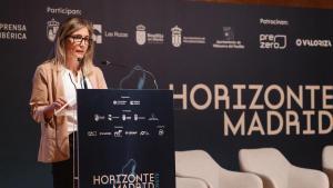 Ainhoa Moll, adjunta a Presidencia y directora editorial de Prensa Ibérica, durante Horizonte Madrid Oeste.