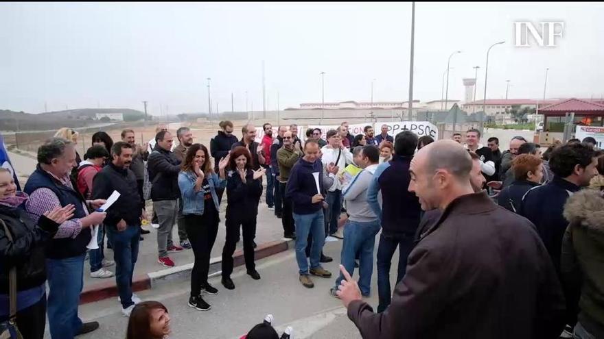 Huelga de funcionarios en la cárcel de Villena