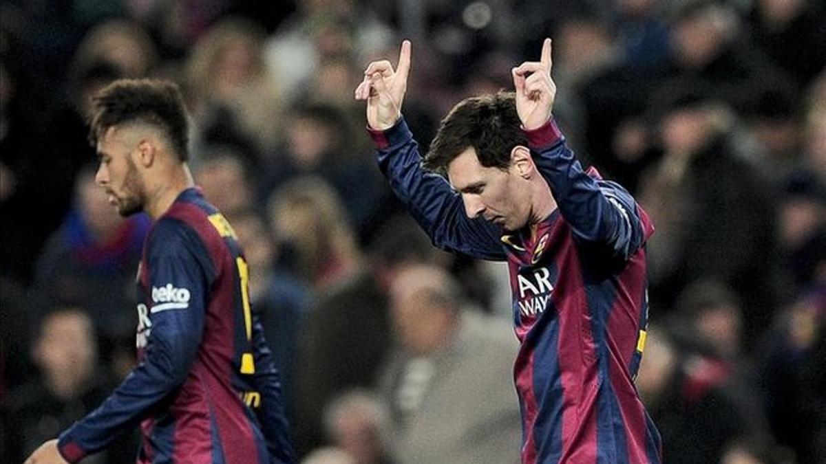 Leo Messi ha llegado a los cien partidos