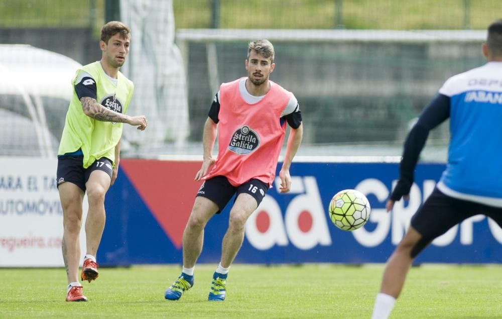 El Dépor avanza en la preparación del partido