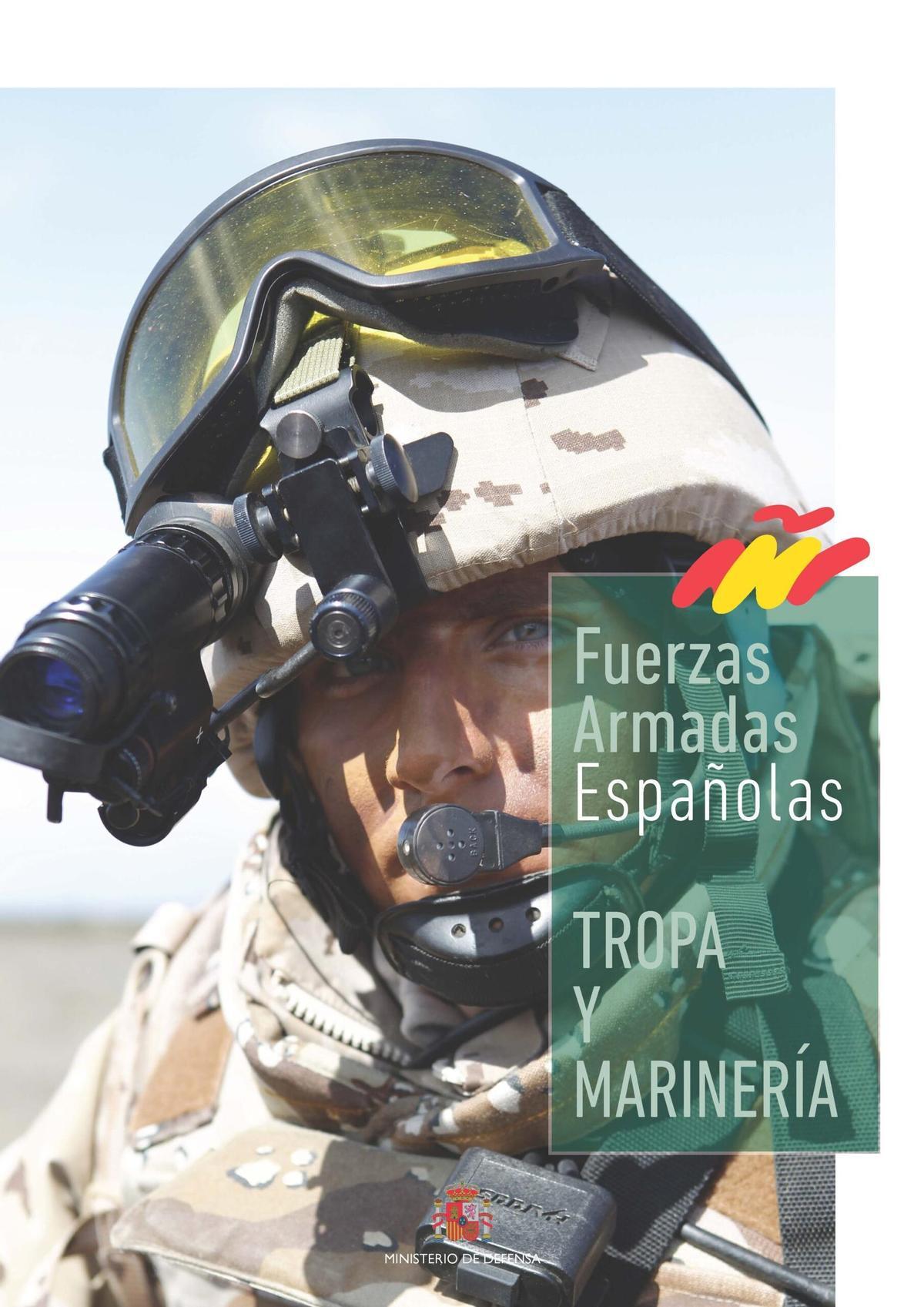 Cartel de la convocatoria del Ministerio de Defensa.
