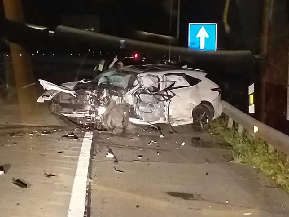 Un kamikaze fallece y deja cinco heridos tras sembrar el pánico en la autopista "Y"