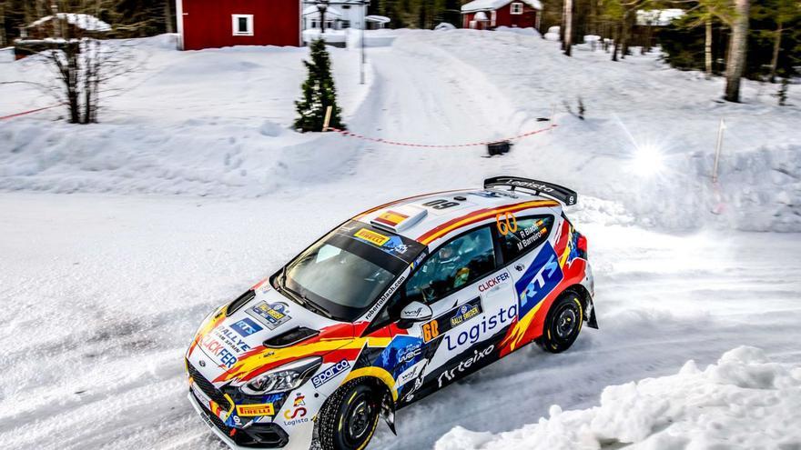 El coruñés Roberto Blach, sexto en el Rally de Suecia