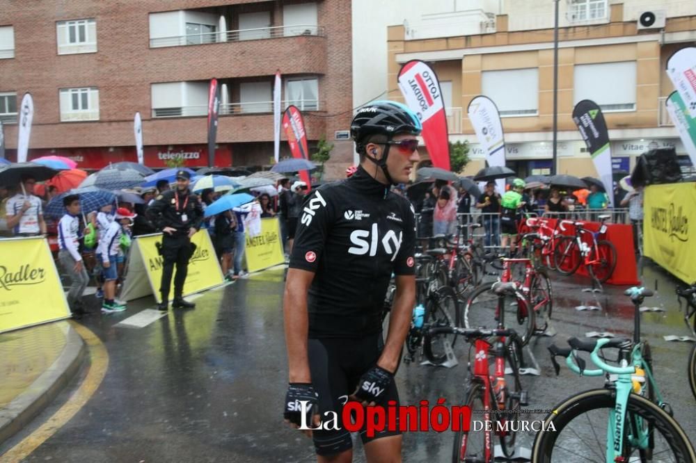 Salida de la Vuelta Ciclista a España desde Lorca