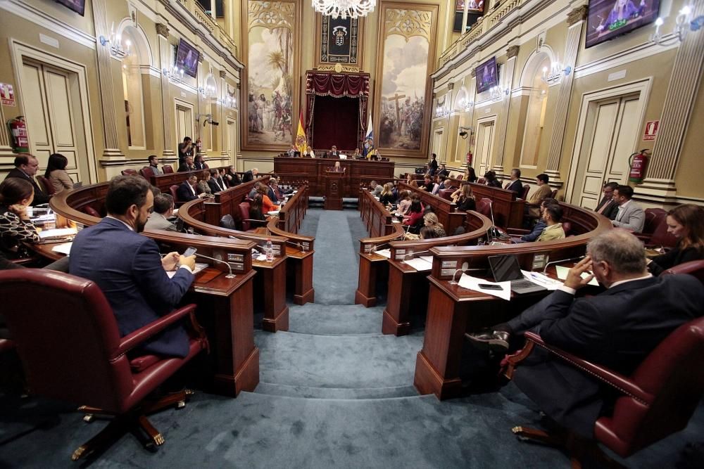 Pleno en el Parlamento de Canarias