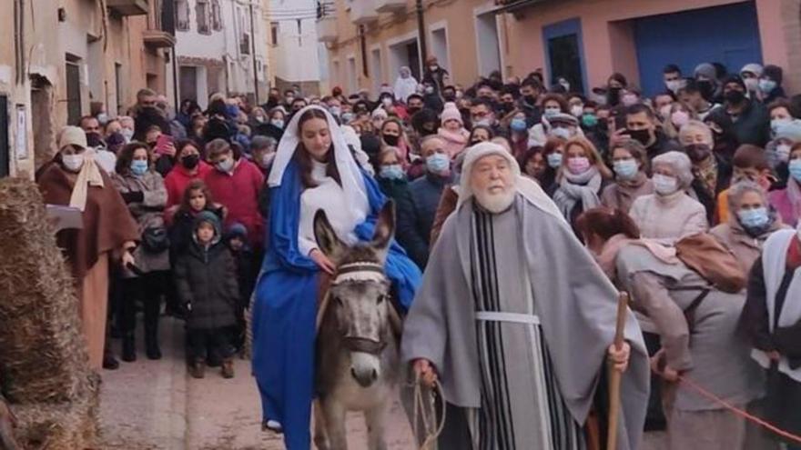 Miedes (Zaragoza) ultima la quinta edición de su belén viviente