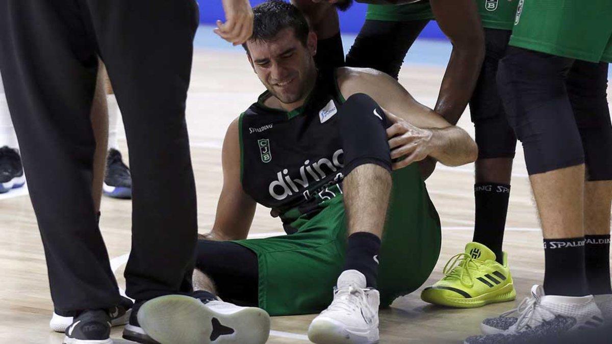 Mathias se lesionó en el partido ante el Madrid