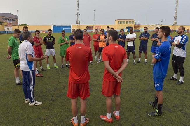 Primer entrenamiento de la UD Telde (3ª ...