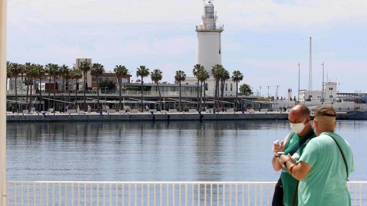 Turistas en Málaga capital