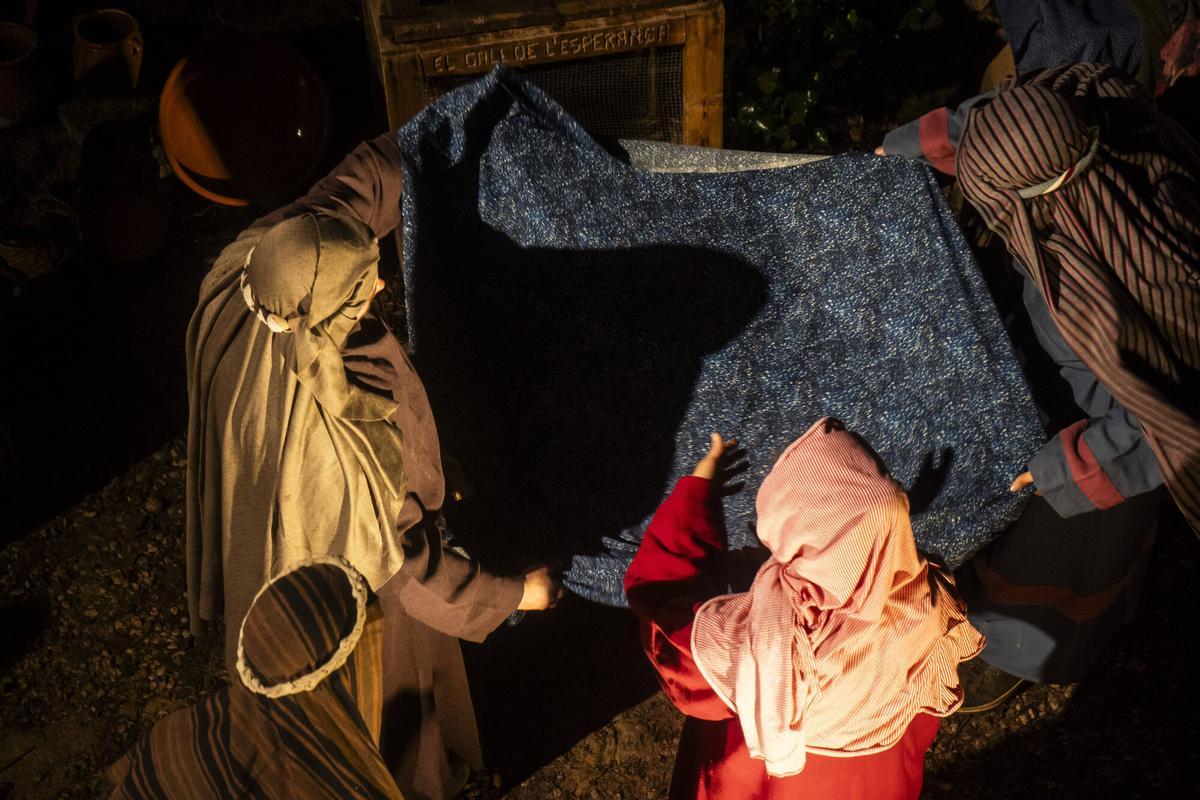 El Pessebre Vivent del Bages, a les Torres Fals, en imatges