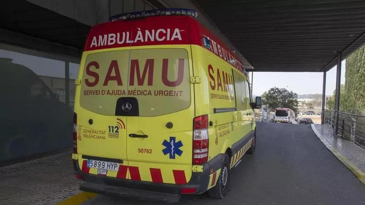 Ambulancia del SAMU en una foto de archivo.
