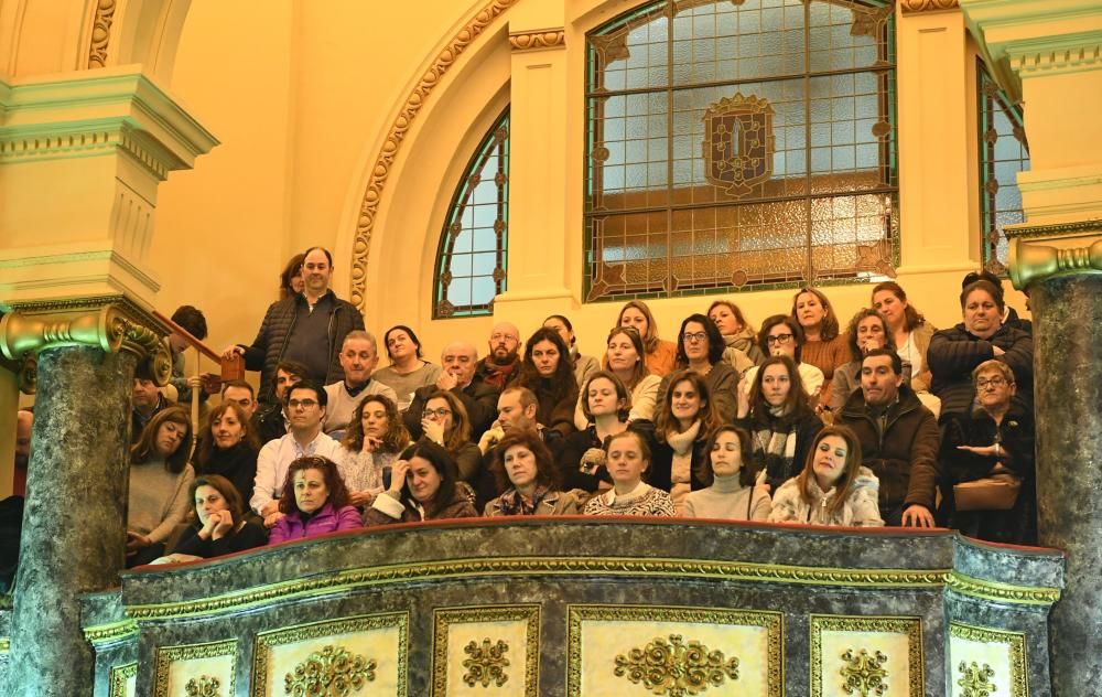 Recepción a Maristas en el Concello de A Coruña