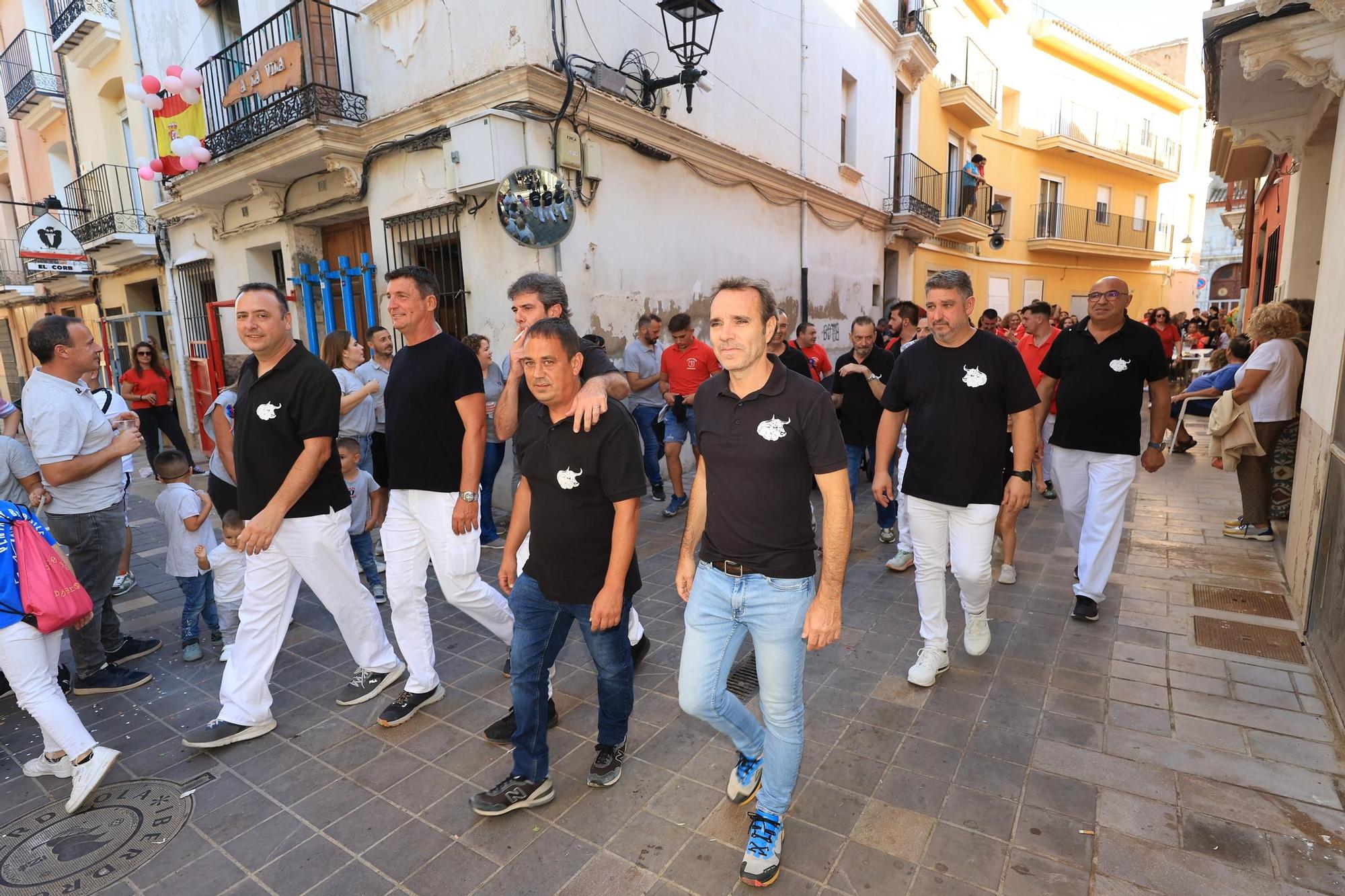 Las imágenes del primer encierro y de las exhibiciones taurinas de las fiestas de Almassora