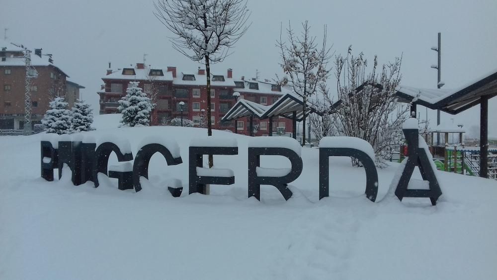 Nevada a Puigcerdà