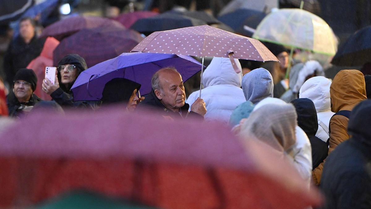 La lluvia ya llegó la tarde de este lunes a Vigo