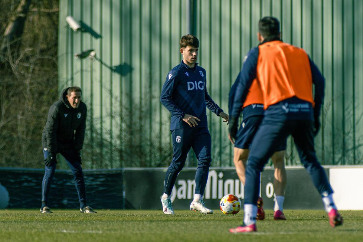 Luis Miguel Ramis, en un entrenamiento.