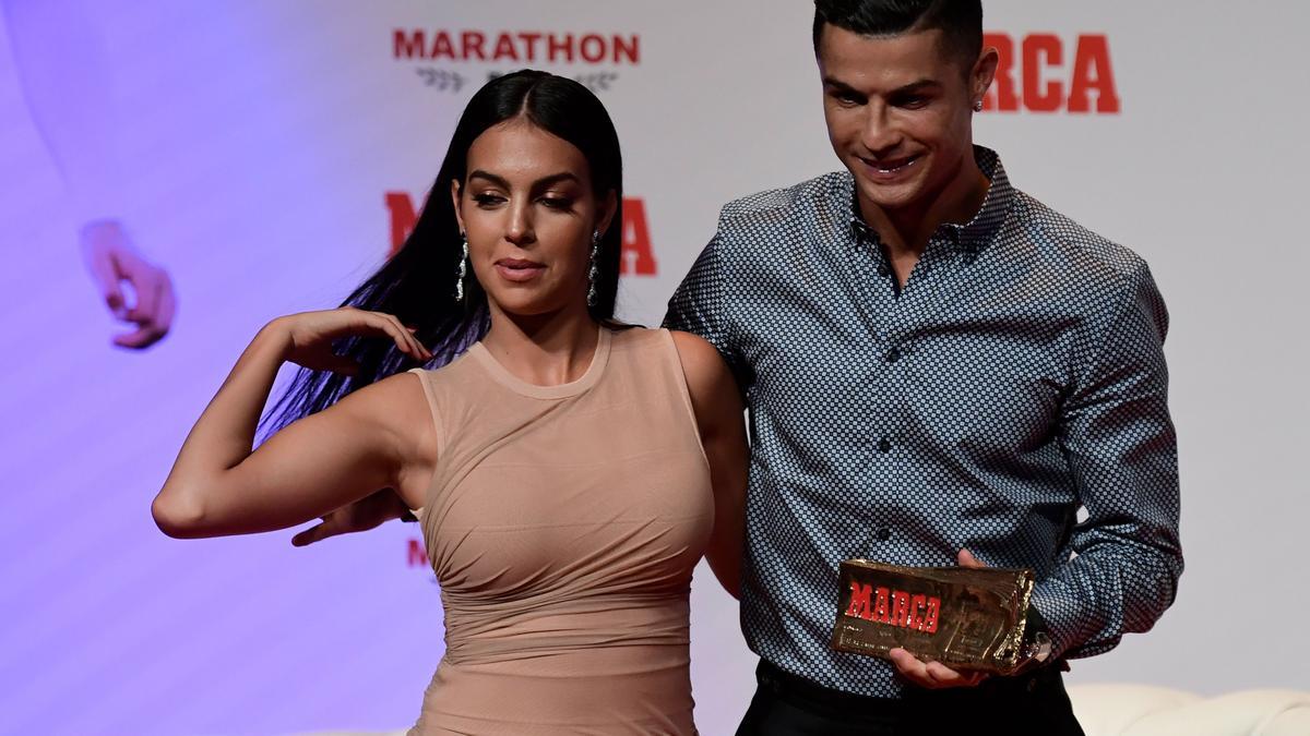 Ronaldo y Georgina Rodríguez.