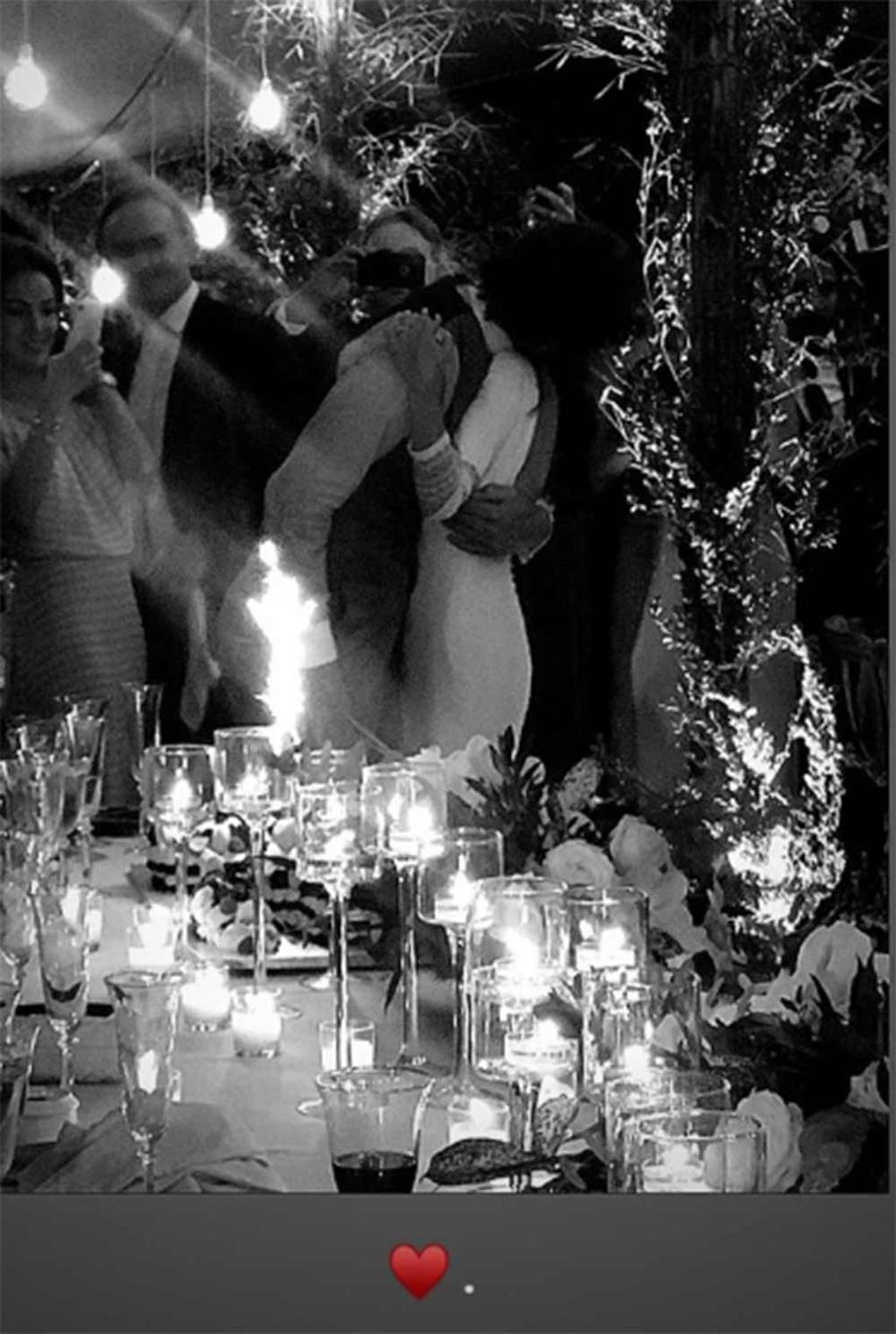 Sandra Gago y Feliciano Lopez el día de su boda