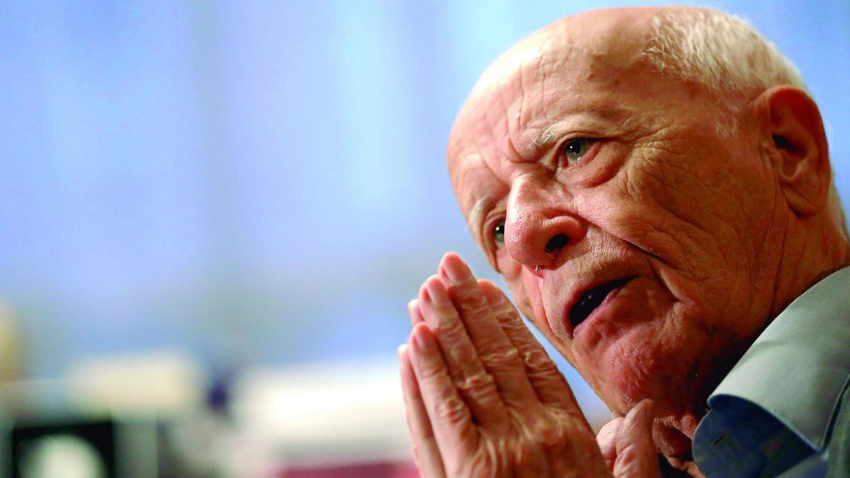 Emilio Lledó, filósofo sevillano: "La gran riqueza de un pueblo no es la economía, sino la cultura y la educación"
