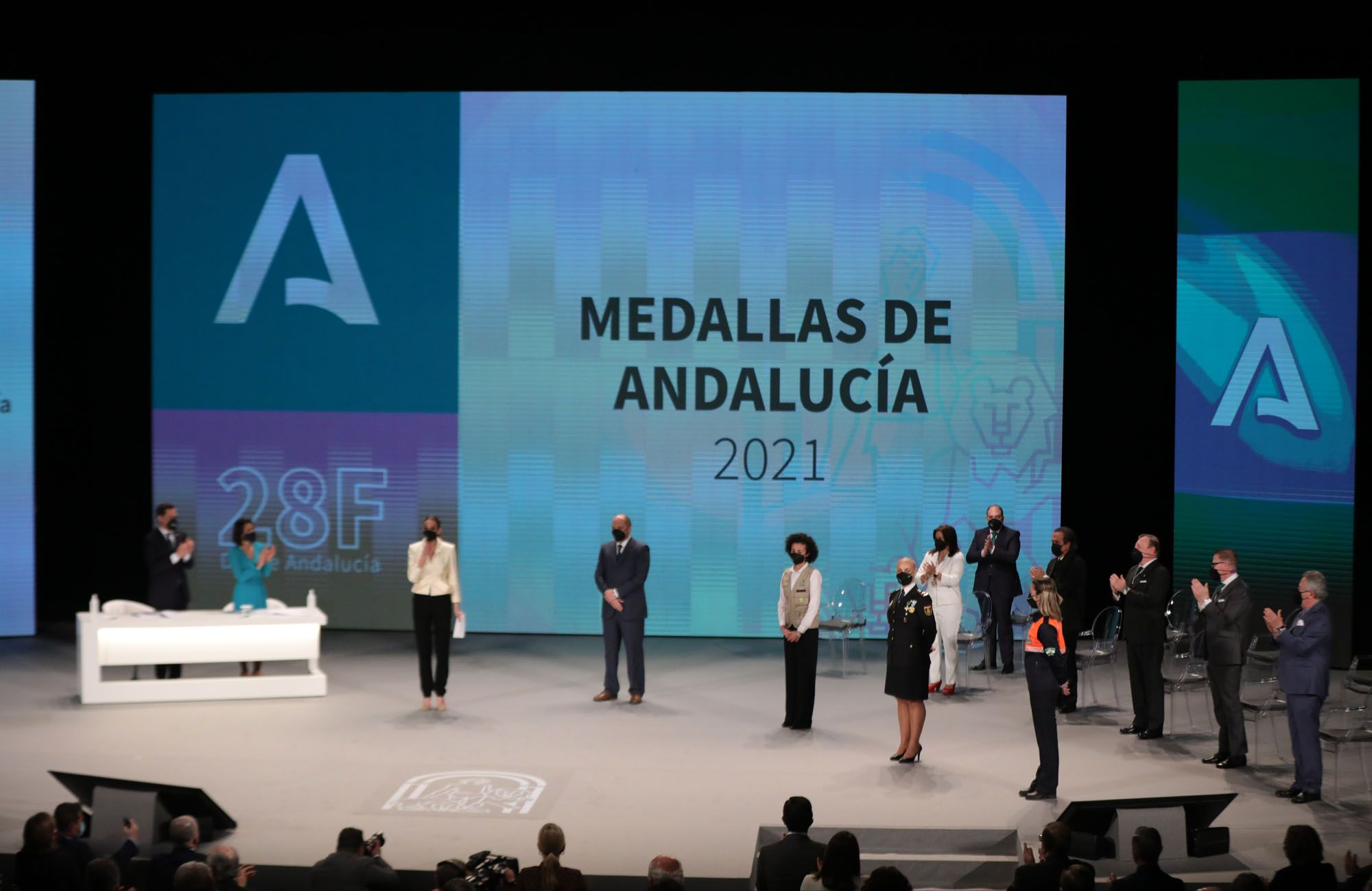 Las imágenes del acto institucional por el Día de Andalucía en el Parlamento andaluz