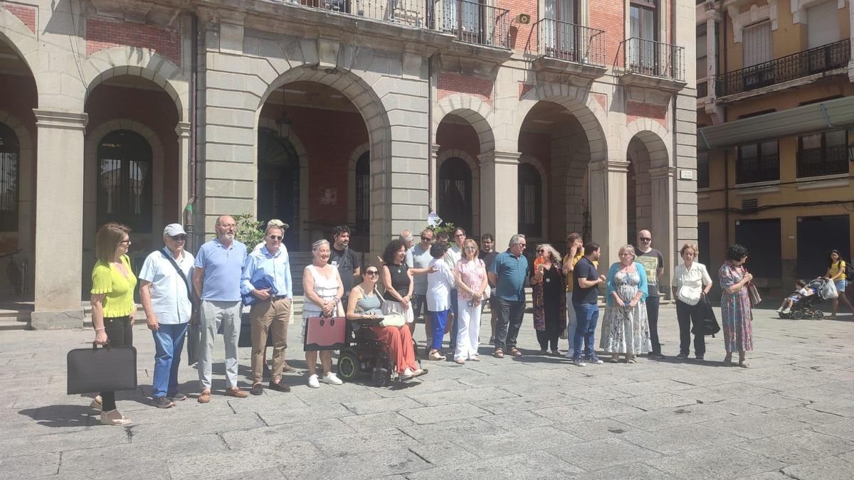 Parón en el Ayuntamiento de Zamora.