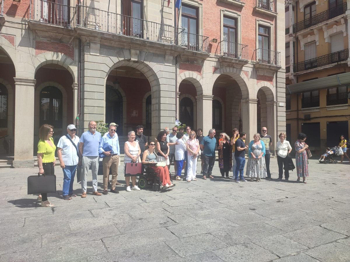 Parón en el Ayuntamiento de Zamora.